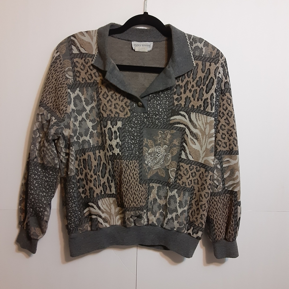 Simply Petites Vintage Sweater Size MP
